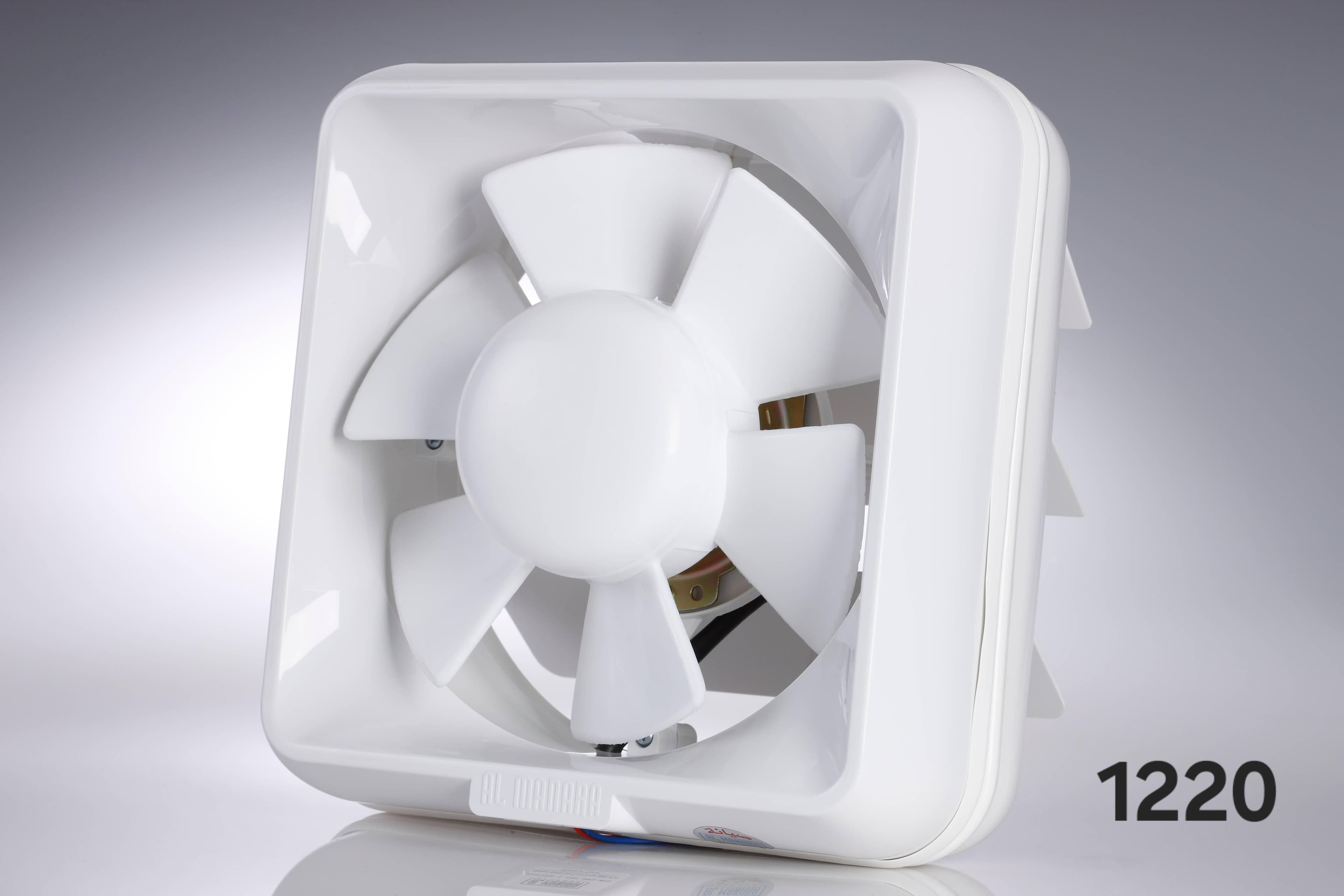 Wall Exhaust Fan with Auto Shutters — Model 1220